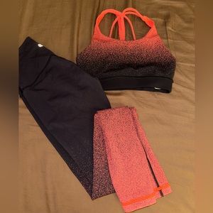 Lululemon ombré set.